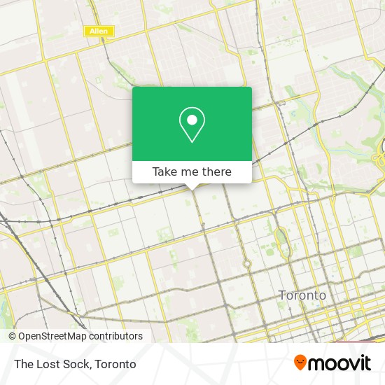 The Lost Sock map