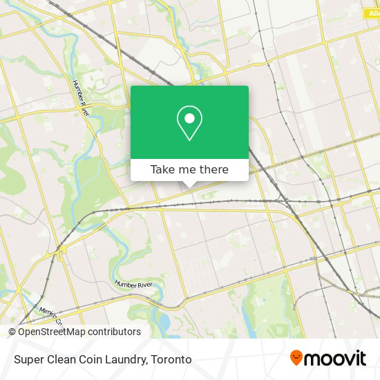 Super Clean Coin Laundry map