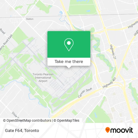Gate F64 map