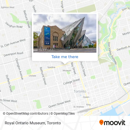Royal Ontario Museum map