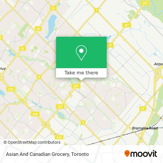 Asian And Canadian Grocery map