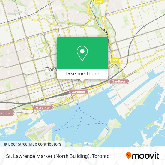 St. Lawrence Market (North Building) map