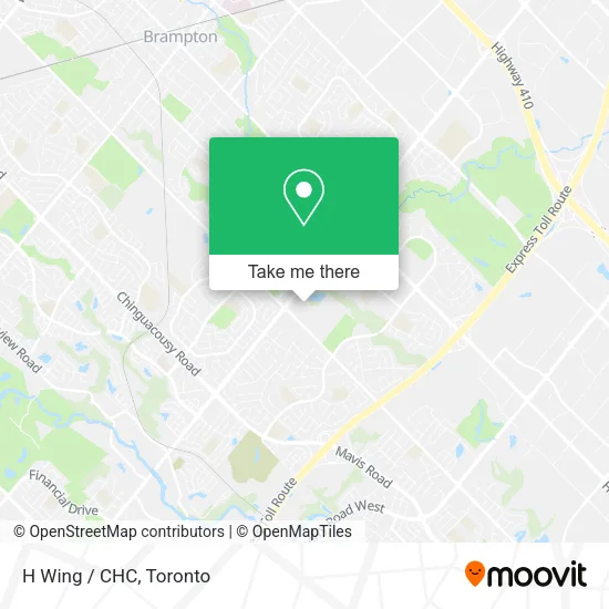 H Wing / CHC map