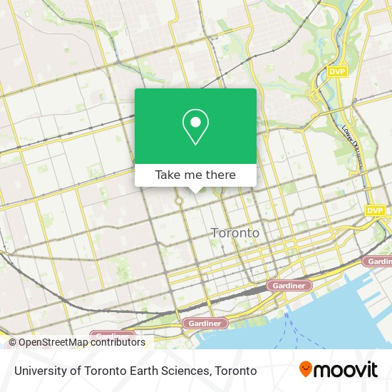 University of Toronto Earth Sciences plan