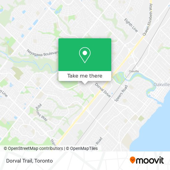 Dorval Trail map