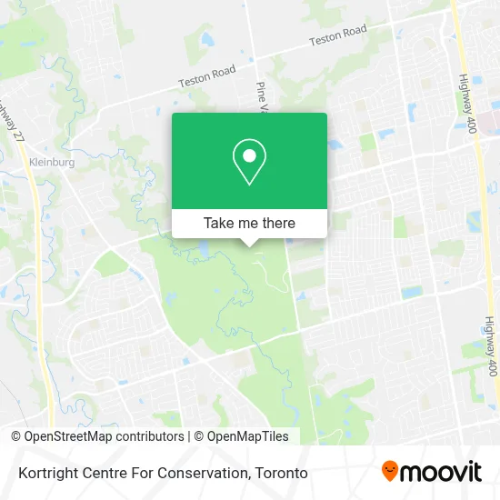Kortright Centre For Conservation map