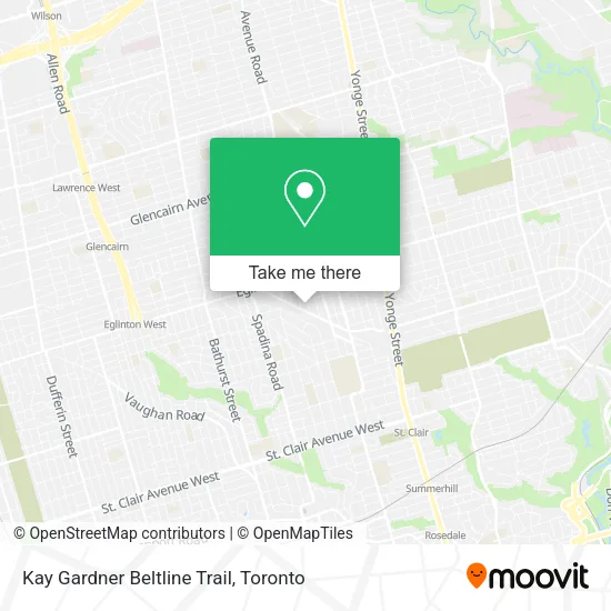 Kay Gardner Beltline Trail map