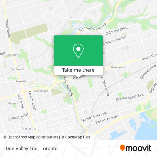 Don Valley Trail map