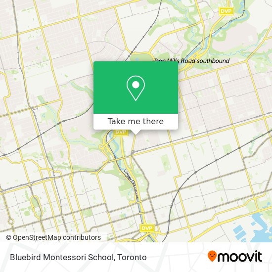 Bluebird Montessori School map