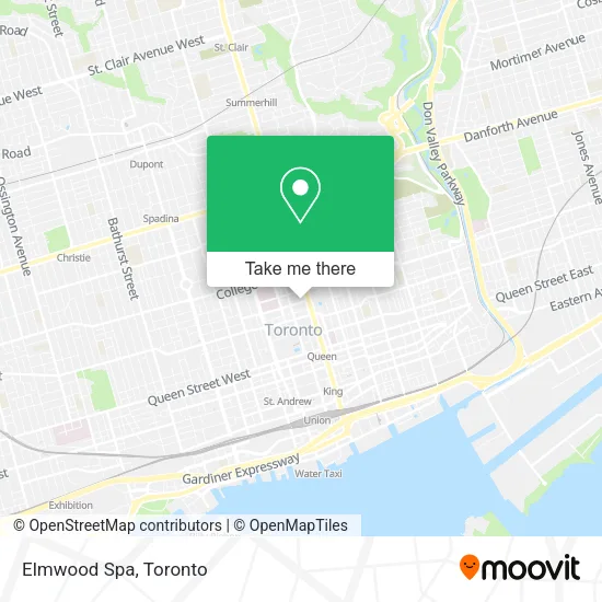 Elmwood Spa map