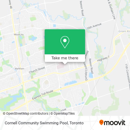 Cornell Community Swimming Pool map