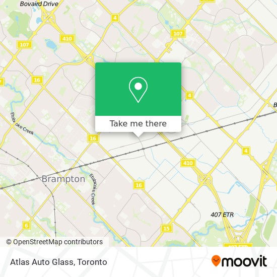 Atlas Auto Glass map