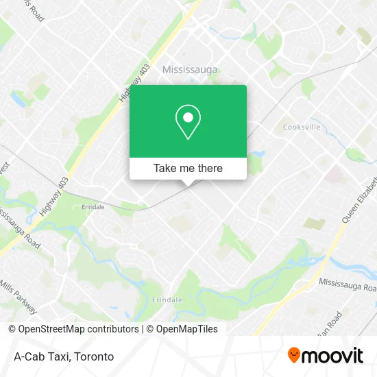 A-Cab Taxi map