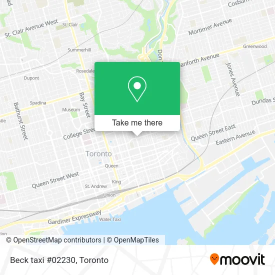 Beck taxi #02230 map