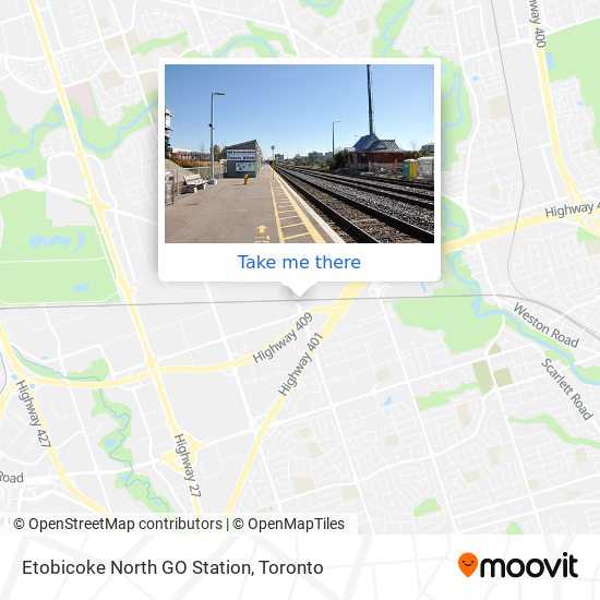 Etobicoke North GO Station map