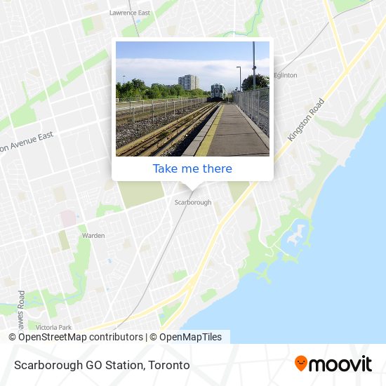 Scarborough GO Station map