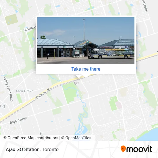 Ajax GO Station map