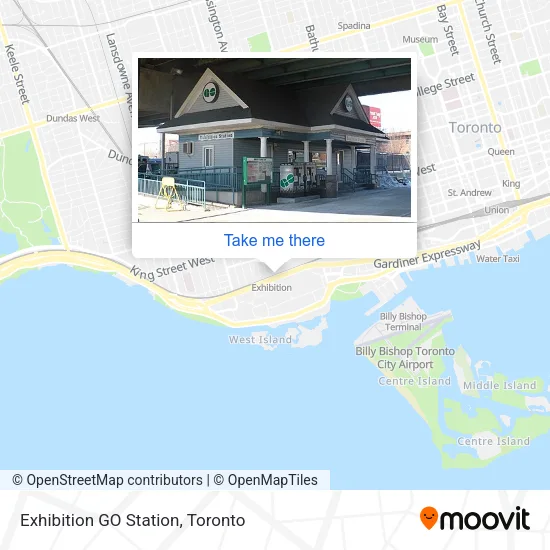 Exhibition GO Station map