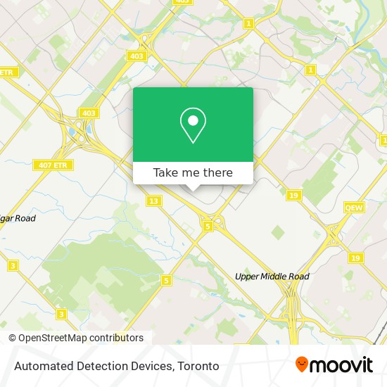 Automated Detection Devices map