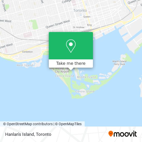 Hanlan's Island map