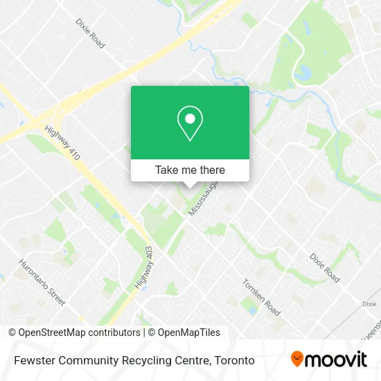 Fewster Community Recycling Centre map
