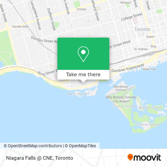 Niagara Falls @ CNE map