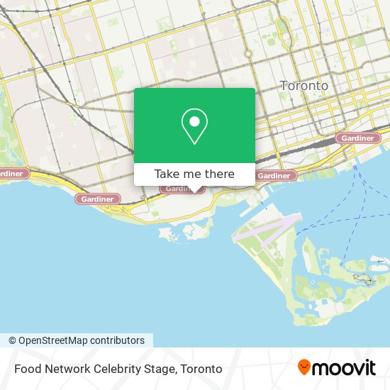 Food Network Celebrity Stage map