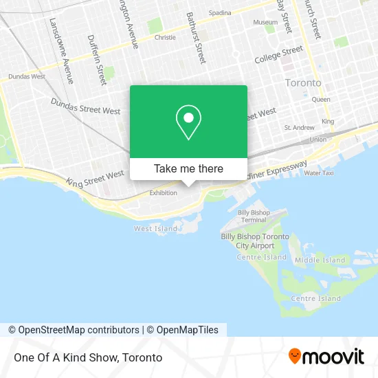 One Of A Kind Show map