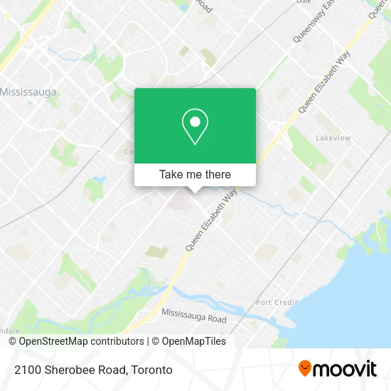 2100 Sherobee Road map