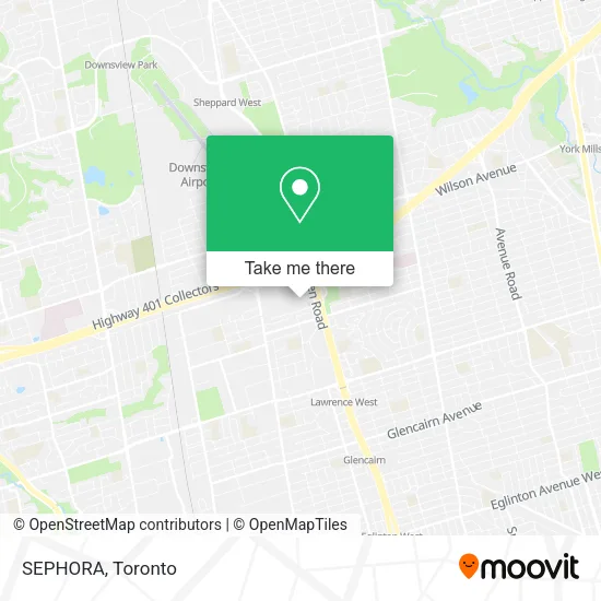 SEPHORA map
