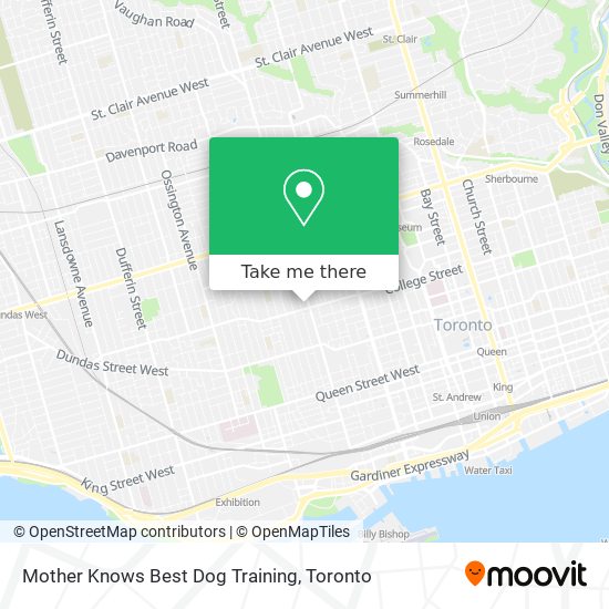 Mother Knows Best Dog Training map