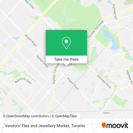 Vendors' Flea and Jewellery Market map