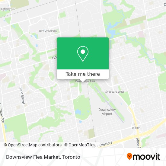 Downsview Flea Market map
