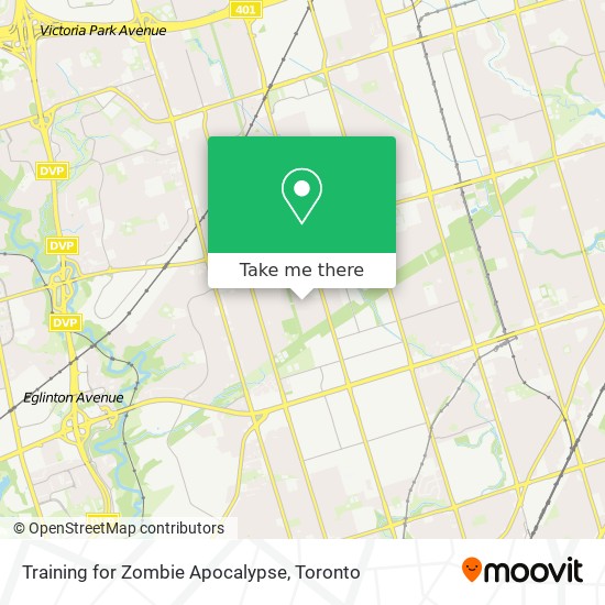 Training for Zombie Apocalypse map
