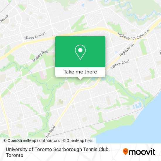 University of Toronto Scarborough Tennis Club plan