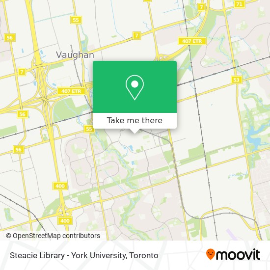 Steacie Library - York University map