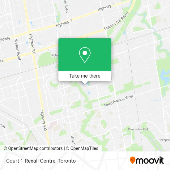 Court 1 Rexall Centre map