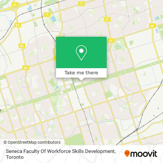 Seneca Faculty Of Workforce Skills Development map