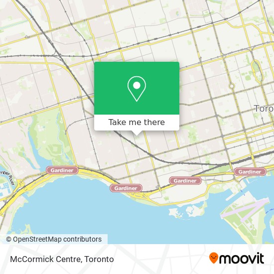 McCormick Centre map