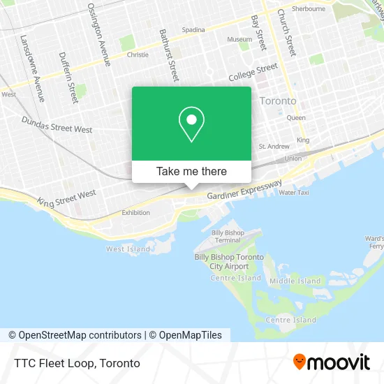 TTC Fleet Loop map