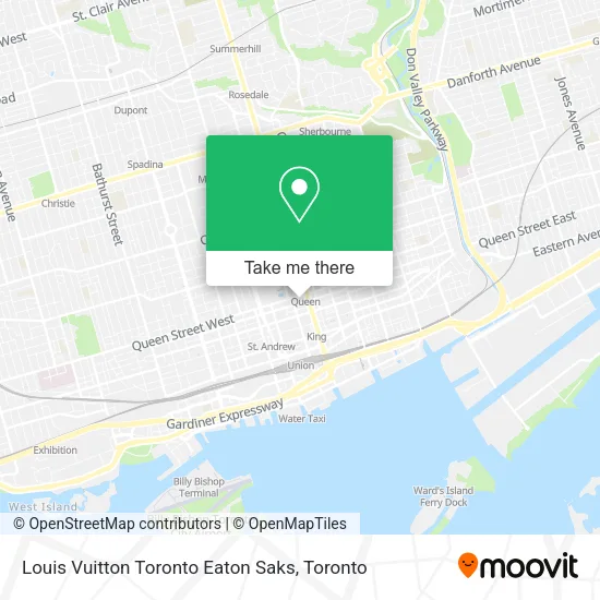 Louis Vuitton Toronto Eaton Saks plan