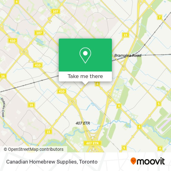 Canadian Homebrew Supplies map
