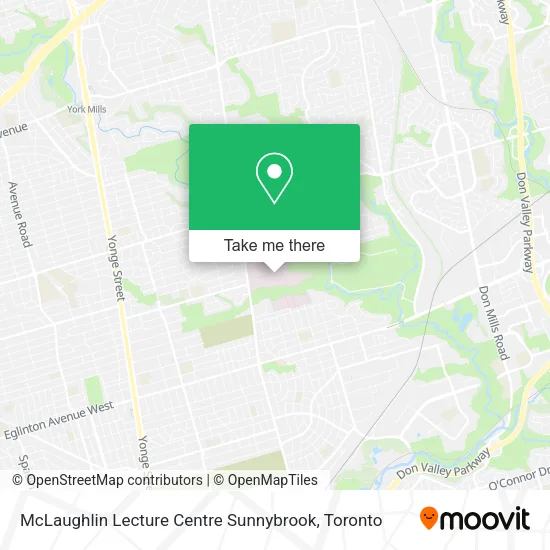 McLaughlin Lecture Centre Sunnybrook map