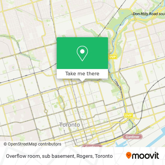 Overflow room, sub basement, Rogers map