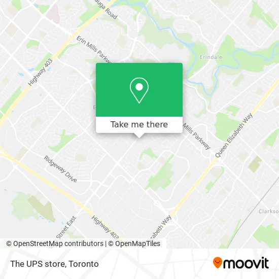 The UPS store map