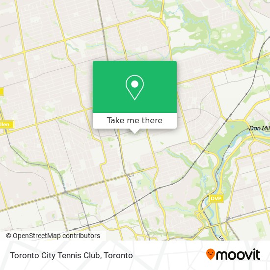 Toronto City Tennis Club plan