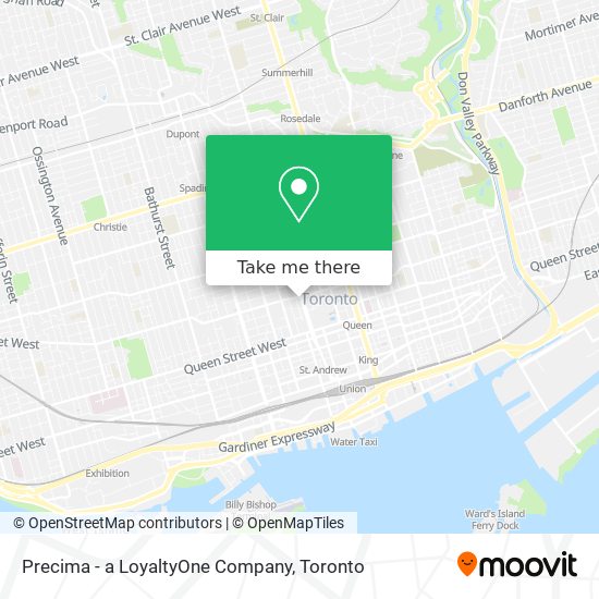 Precima - a LoyaltyOne Company map