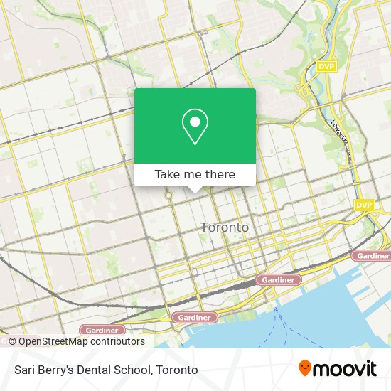 Sari Berry's Dental School map