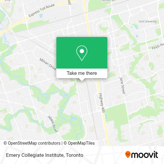 Emery Collegiate Institute map