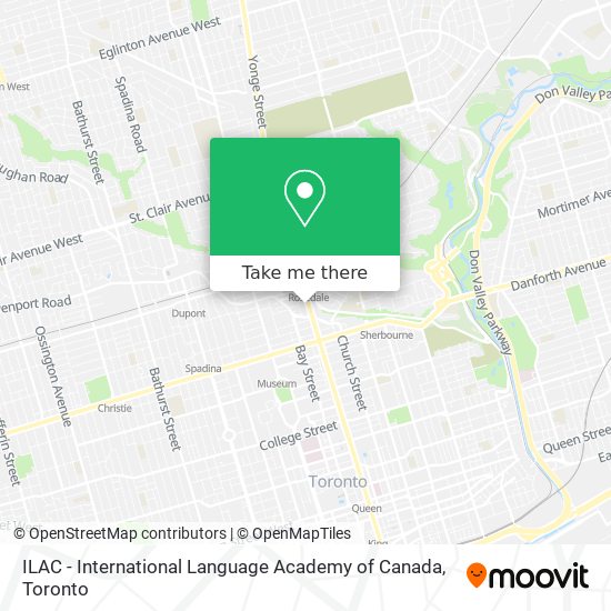 ILAC - International Language Academy of Canada map